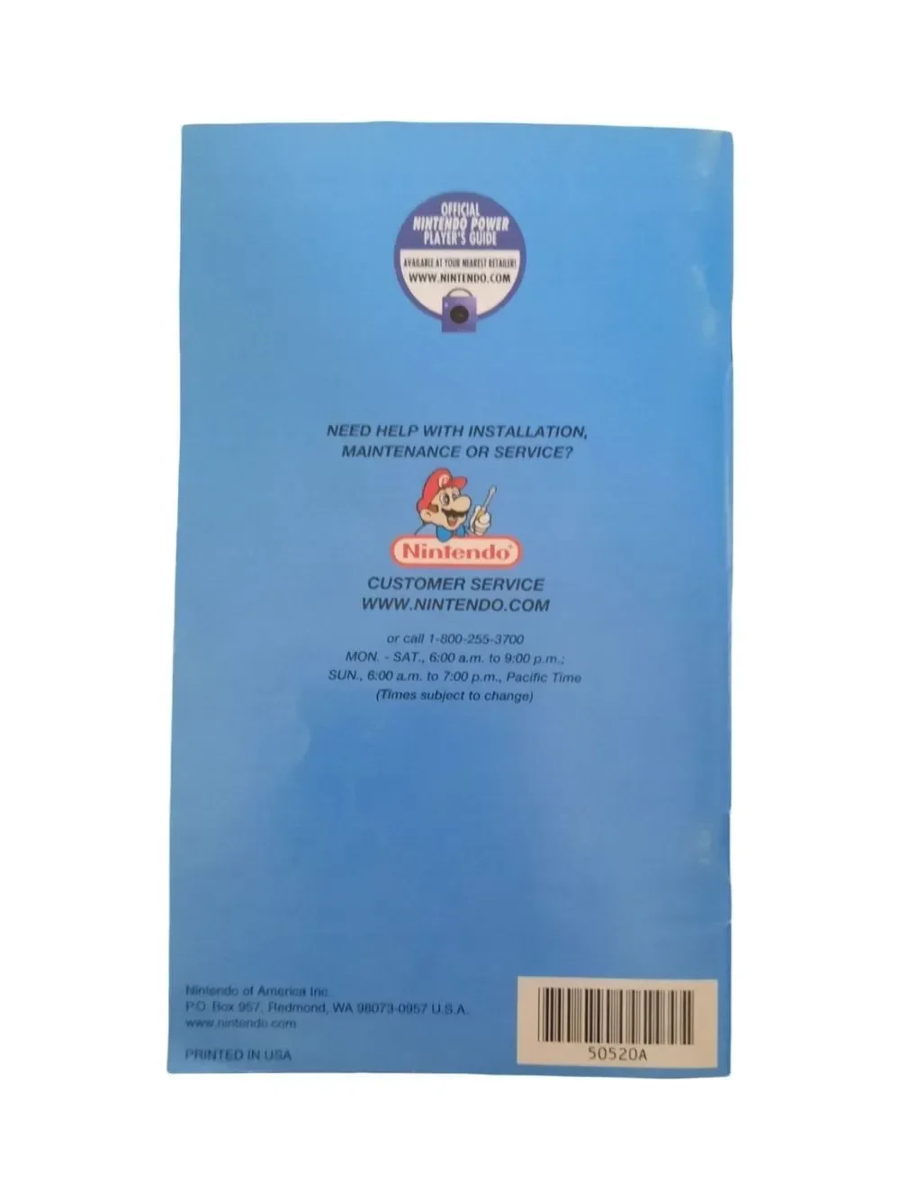 Nintendo The Legend of Zelda: The Wind Waker Instruction Booklet – Blue & Green
